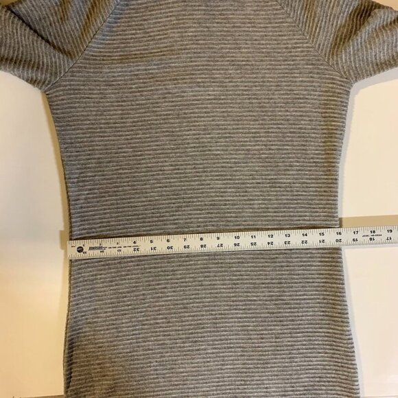 Steve Madden Women's Chevron Ribbed Rayon Crew Neck Long Sleeve Dress Size M NWT - Picture 14 of 15